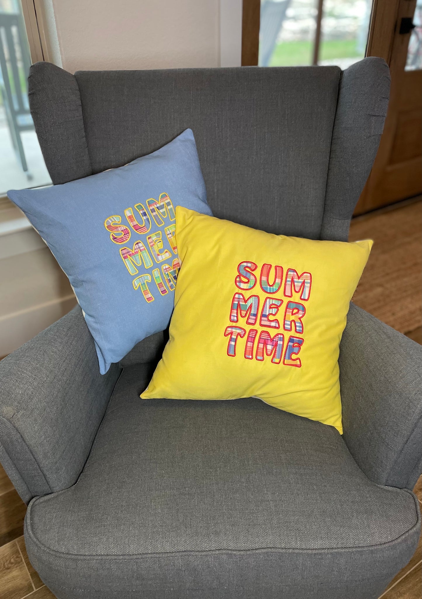 Square "Summertime" Pillow