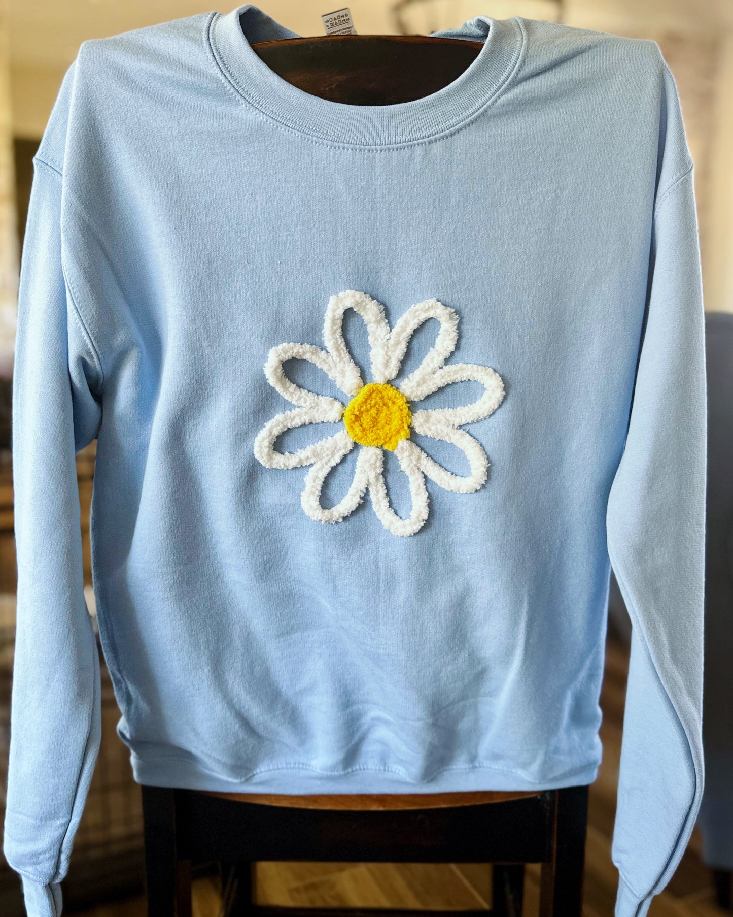 Chunky Yarn "Flower" Sweatshirt