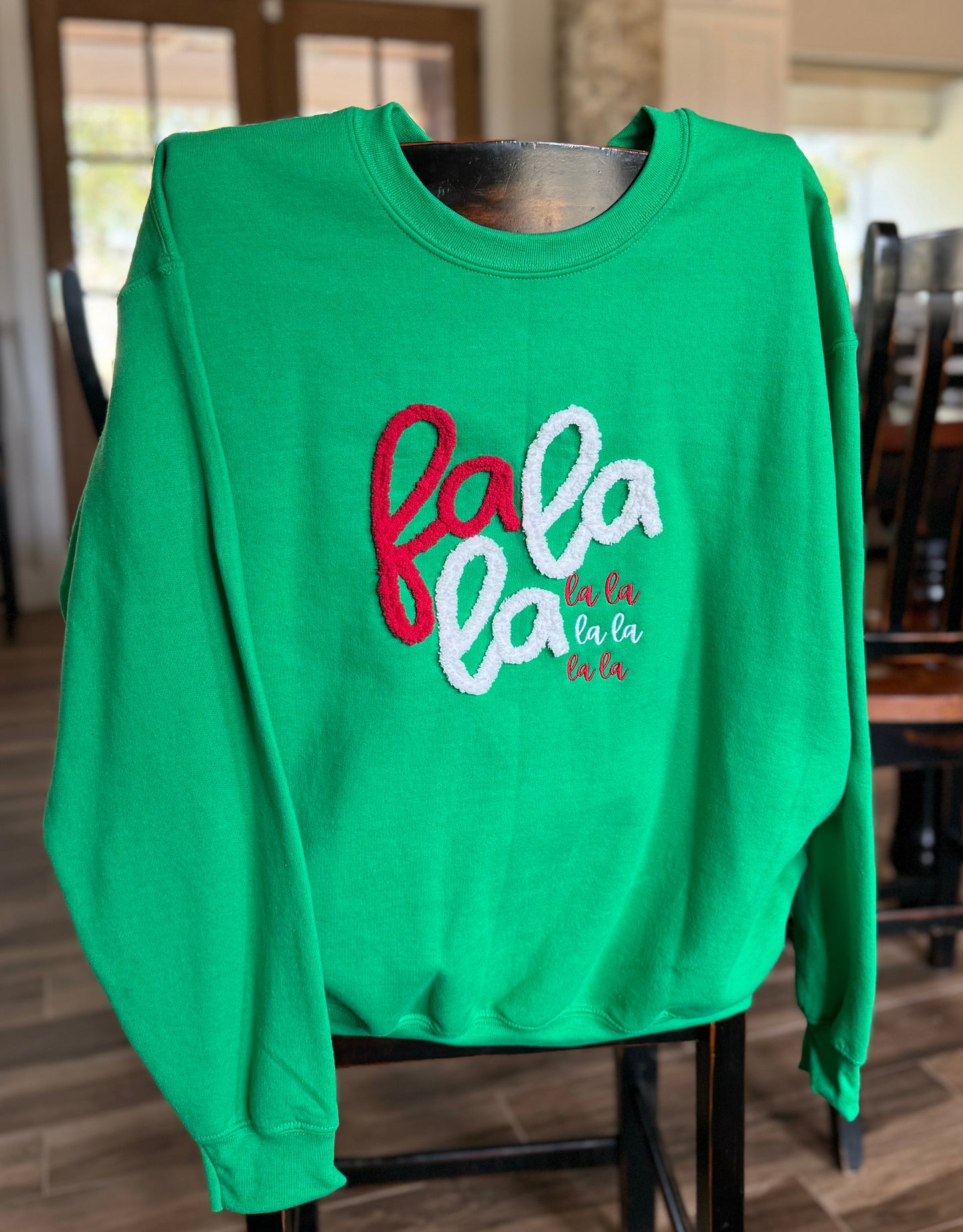 Chunky Yarn "Fa La La" Sweatshirt