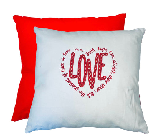 Square "Love" Pillow