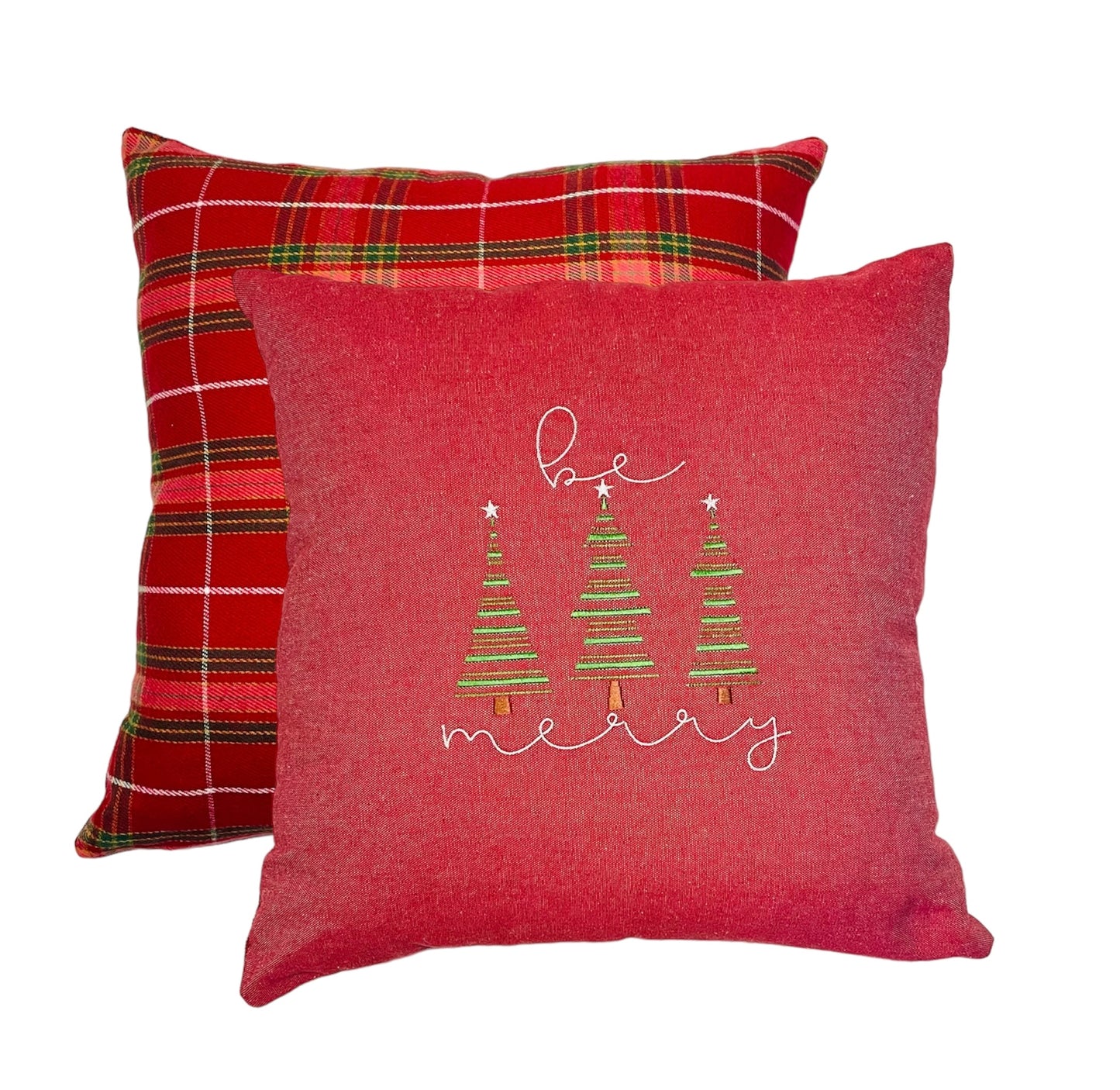 Square "Be Merry" Christmas Pillow 18X18