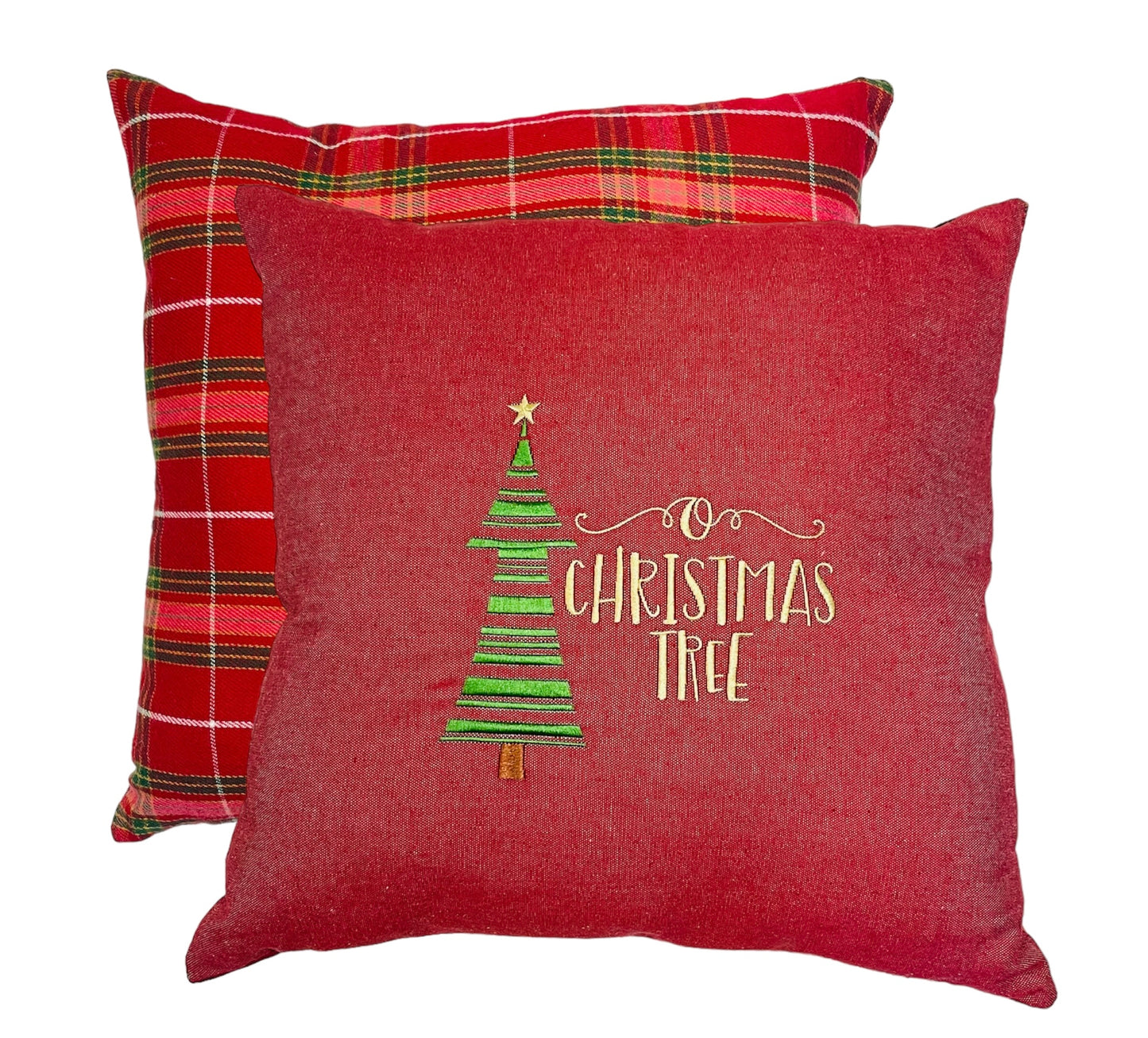 Square "O Christmas Tree" Christmas Pillow