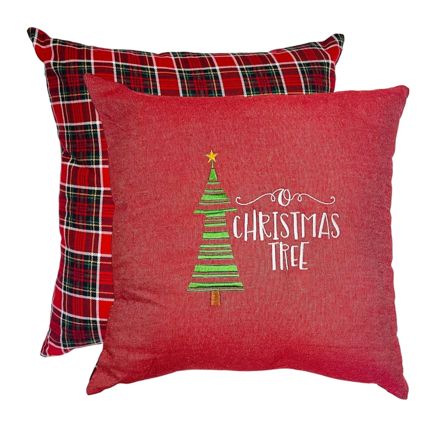 Square "O Christmas Tree" Christmas Pillow