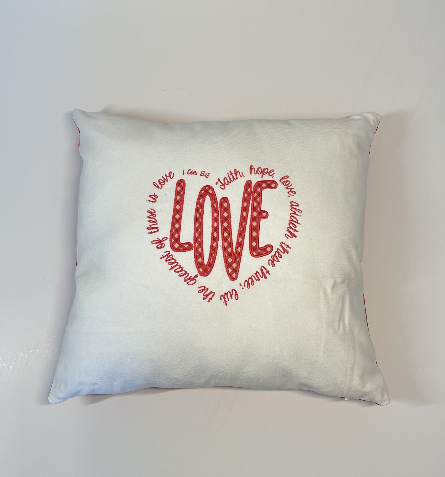 Square "Love" Pillow